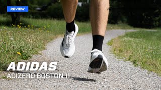 REVIEW ADIDAS Adizero Boston 11  The best ADIDAS running shoe in 2022 [upl. by Suciram904]