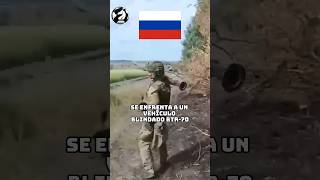 Soldado ruso enfrenta un BTR70 soviético 🗿 [upl. by Tteirrah]