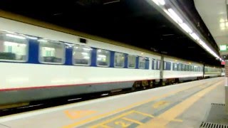 ICTT SS8 0181 hauling Z802 Guangzhou Through Train passing MTR Mong Kok East Station [upl. by Bolte]