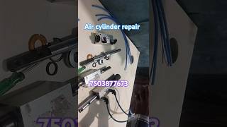 Compect cylinder repair  air cylinder double side road  cylinder work subscribe new [upl. by Jerz482]