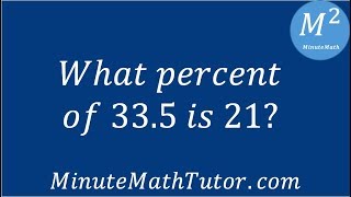 What percent of 335 is 21 [upl. by Hauser]