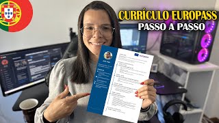 COMO FAZER CURRÍCULO EUROPASS PASSO A PASSO 2024 [upl. by Head420]