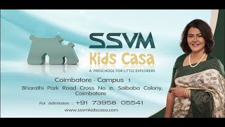 SSVM KIDS CASA  Admissions Open for 202526  PreKG to Grade 5 [upl. by Sido]