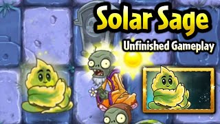 Plants vs Zombies 2 Solar Sage Unfinished Gameplay With Sound [upl. by Nerdna975]