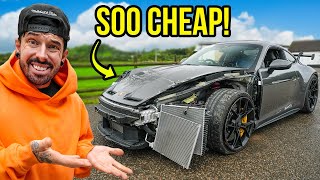 I BOUGHT A WRECKED PORSCHE 911 GT3 amp REBUILT IT IN 24 HOURS [upl. by Snyder]