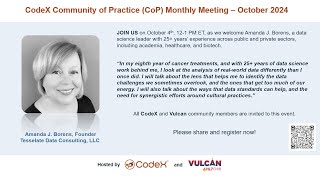 CodeX Community of Practice  Amanda J Borens  2024 October 4 [upl. by Edana]