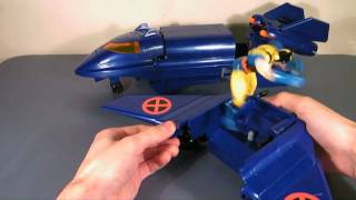 XMen Blackbird Rereview Toybiz 1994 mobile air command [upl. by Nylicaj]