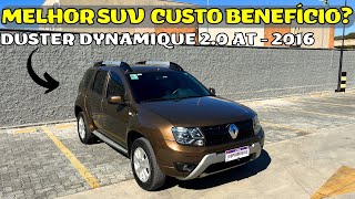 RENAULT DUSTER 20 DYNAMIQUE AUTOMÃTICA 2016  A MELHOR SUV CUSTO BENEFÃCIO  O PRIMO ERIC [upl. by Mather143]