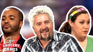 Who Can Craft the Best Burger  Guys Grocery Games Full Episode Recap  S2 11  Food Network [upl. by Airehs]