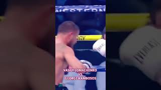 VASILY LOMACHENKO VS GEORGE KAMBOSOS  HIGHLIGHTS ROUND KNOCKOUT 🥊 [upl. by Eirhtug87]