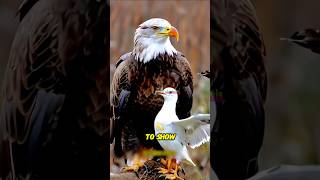 Seagull vs bald Eagles youtubeshorts shorts arcticanimal facts seagulls baldeagle [upl. by Iralam]