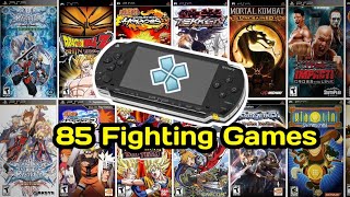 All Fighting Games for PSP [upl. by Savina]