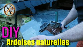 DIY Je modifie la toiture en ardoises naturelles de mon atelier avec des outils simples [upl. by Baerl]