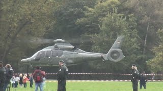 EC 155 Polizeifliegerstaffel NRW Polizeihubschrauberstaffel Dortmund Start nach Amoklage in Köln [upl. by Derrej]