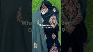 Bareeze 3pc Micro VaLvet Sute With Embroidered Chiffon duppata [upl. by Yerfoeg]