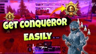 HOW TO REACH CONQUEROR IN JUST 3 DAYS  CONQUEROR TIPS amp TRICKS 🔥 PUBG MOBILE CONQUEROR RANK PUSH [upl. by Cesar]