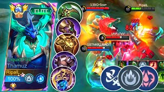 THAMUZ GAMEPLAY NEW META WITH IMPURE RAGE IS TOTALLY BROKEN🔥  Mobile Legends [upl. by Ilocin373]