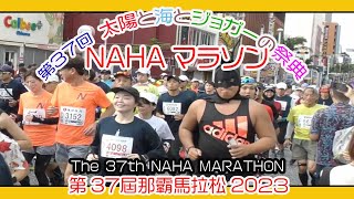 第３7回 那覇マラソン２０２３ 那霸马拉松  NAHA MARATHON  No2 １２月３日 那覇国際通り Okinawa [upl. by Barbaresi]