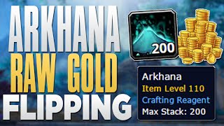 WoW Gold Farming Legion Raw Gold Arkhana Flipping  Enchanting Gold Guide [upl. by Daniala]