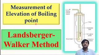 Measurement of Boiling Point Elevation  LandsbergerWalker Method  Colligative Properties [upl. by Alyda]