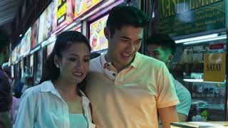 Rachel and Young explore Chinatown Singapore Crazy Rich Asians Movie 2018 [upl. by Enirolf]