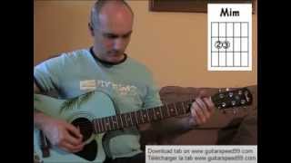 Tuto guitare  comment jouer Foule Sentimentale Alain Souchon [upl. by Bron]