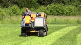 AGRITEC GEMO 130 Rasen und Laubkehrmaschine [upl. by Notyard226]