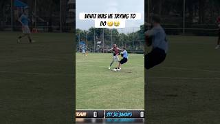 What was he thinking 🤣🤣 football flagfootball usaflag 7v7football highlights rusher tua [upl. by Barayon]