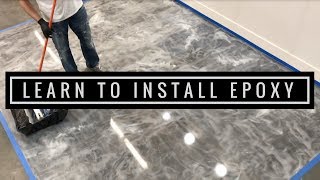 Learn To Install Metallic Epoxy Floors Like The Pros  Start To Finish [upl. by Aihsaei]