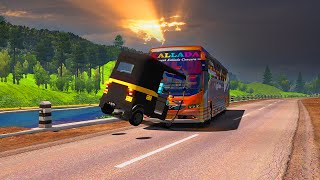 Volvo Emergency Braking  Kallada Volvo Bus B11r Volvo Bus [upl. by Harwin861]