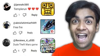 I played My SUBSCRIBERS Favorite Games [upl. by Jordon]