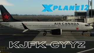 KJFKCYYZ 737 max 8 AIR CANADA OPS VATSIM [upl. by Harmaning]