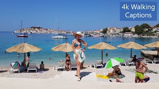 The Best Beaches in Croatia  The Secret of Primoštens Attractiveness Revealed 4k tour [upl. by Rawde585]