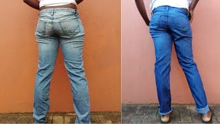 How to Dye Jeans Lady dye South Africa [upl. by Noelopan784]