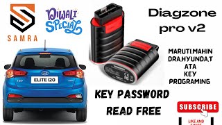 Hyundai KEY password read with thinkdiag scanner diagzone [upl. by Nessi]