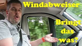 Bringt das was Windabweiser Fiat Ducato Wohnmobil Kastenwagen Montage am Seitenfenster Lautstärke [upl. by Robinia205]