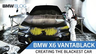 The BMW X6 Vantablack Looks Unreal – Heres How It Was Made [upl. by Cordle567]