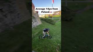 Subscribe for more🔥🫡 freeride bike mtb bikelife downhill urbandownhill viral [upl. by Nylrehc767]