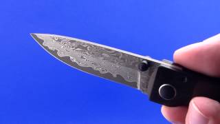 Böker Damascus Gent 2 Einhandmesser  wwwpizziniat [upl. by Budge854]