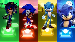 Team Sonic  Sonic Exe 🆚 Sonic Exe 🆚 Sonic Hedgehog 🆚 Sonic Hedgehog Tiles Hop EDM Rush sonicexe [upl. by Elorak]