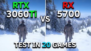 RX 5700 vs RTX 3060 Ti  Test In 20 Games at 1080p  2024 [upl. by Veriee]