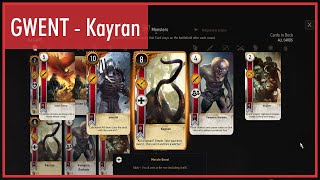 The Witcher 3  Velen  Gwent  Kayran Monster Hero Card [upl. by Ahsienar]