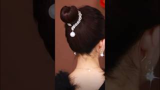 Cute and easy flowers hair clips style hairstyle hair shortvideo shorts viral beauty haircut [upl. by Zaccaria648]