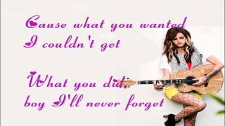 Cassadee Pope  Wasting All These Tears Lyrics [upl. by Analaf]