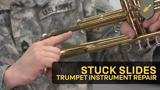 Stuck Slides Trumpet Instrument Repair [upl. by Pride]