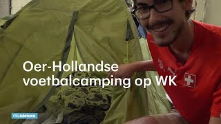 OerHollandse voetbalcamping op WK ‘Zo’n tweepersoonstentje is helemaal niet duur’  RTL NIEUWS [upl. by Atiuqiram]