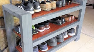 Shoe Rack Shelf DIY Custom [upl. by Notluf987]