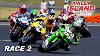 Race 2  Full of Drama in Phillip Island WorldSBK 2024  Unpredictable Results worldsbk wsbk sbk [upl. by Nuawtna]