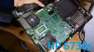 HP 6730s Motherboard removal [upl. by Atilem]