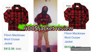 TSM rapper Filson Mackinaw 400 jacket review [upl. by Ennylcaj]